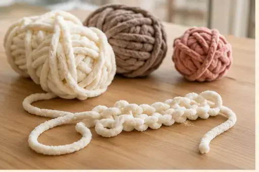 Fil chenille XXL et inspiration pour Tricot à la main : le guide complet pour commencer