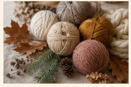 Fil chenille XXL et inspiration pour Plaid de printemps en couleurs pastel